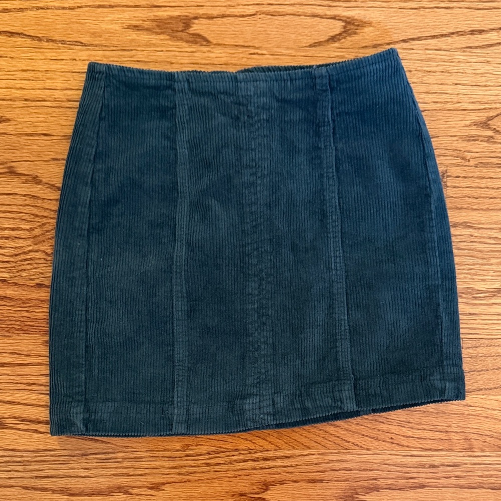 Pacsun Corduroy Blue Mini Skirt
